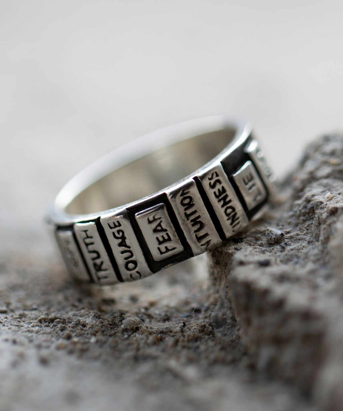 쇼브오프(SHOVEOFF) [실버 925] SVR-#S603 Have a Belief Ring