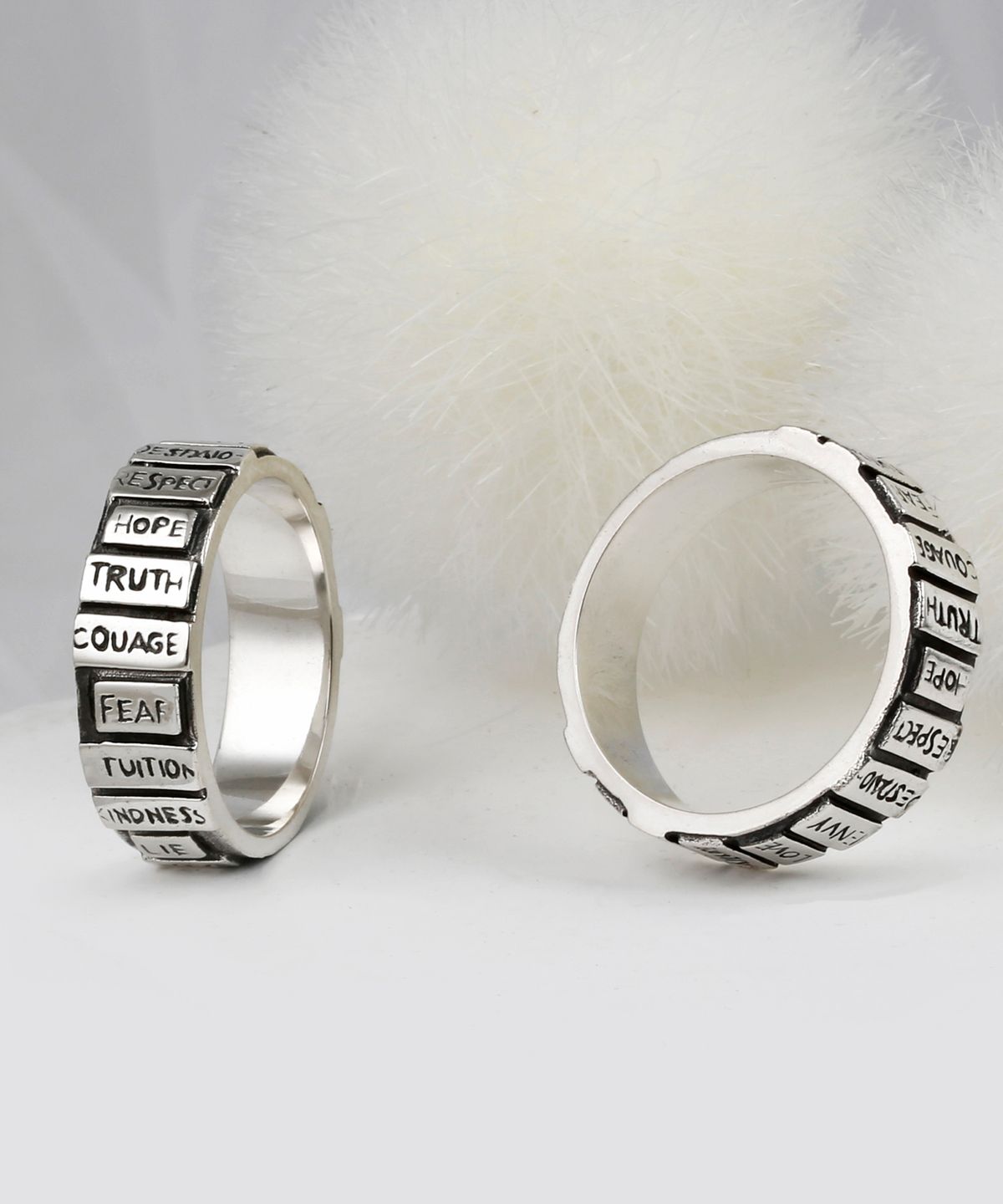 쇼브오프(SHOVEOFF) [실버 925] SVR-#S603 Have a Belief Ring
