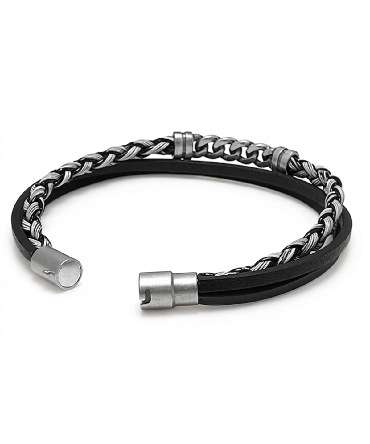 마크-4(MARK-4) LAYERED LEATHER BRACELET (EVOLUTION)