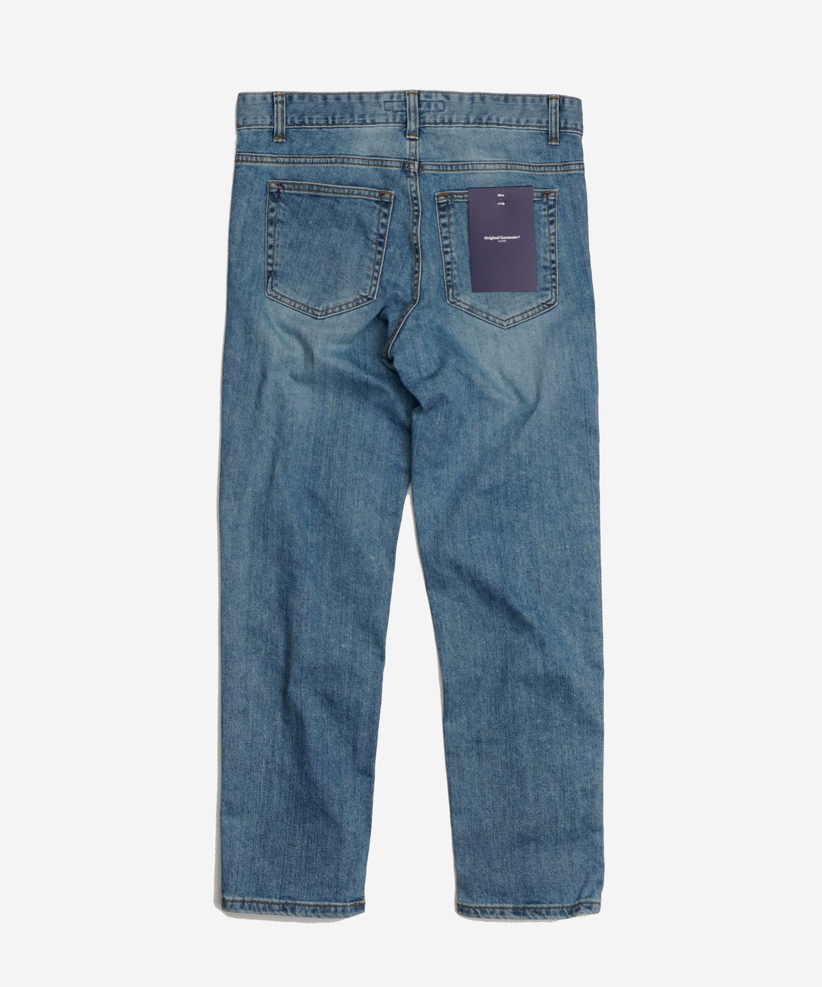 프리즘웍스(FRIZMWORKS) OG SLIM CROP DENIM PANTS _ LIGHT BLUE
