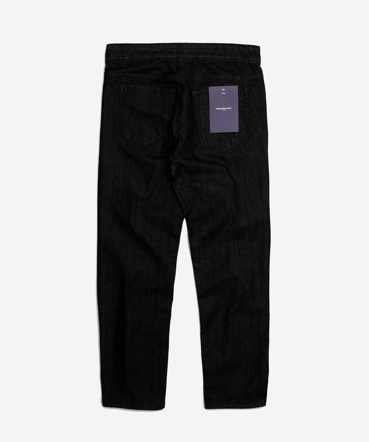 프리즘웍스(FRIZMWORKS) OG SLIM CROP DENIM PANTS _ BLACK