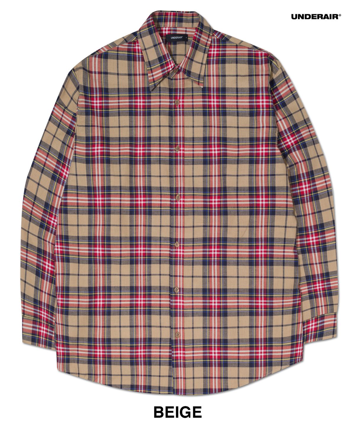 언더에어(UNDERAIR) [세미오버핏] JOHAM CHECK SHIRTS (3 COLOR)