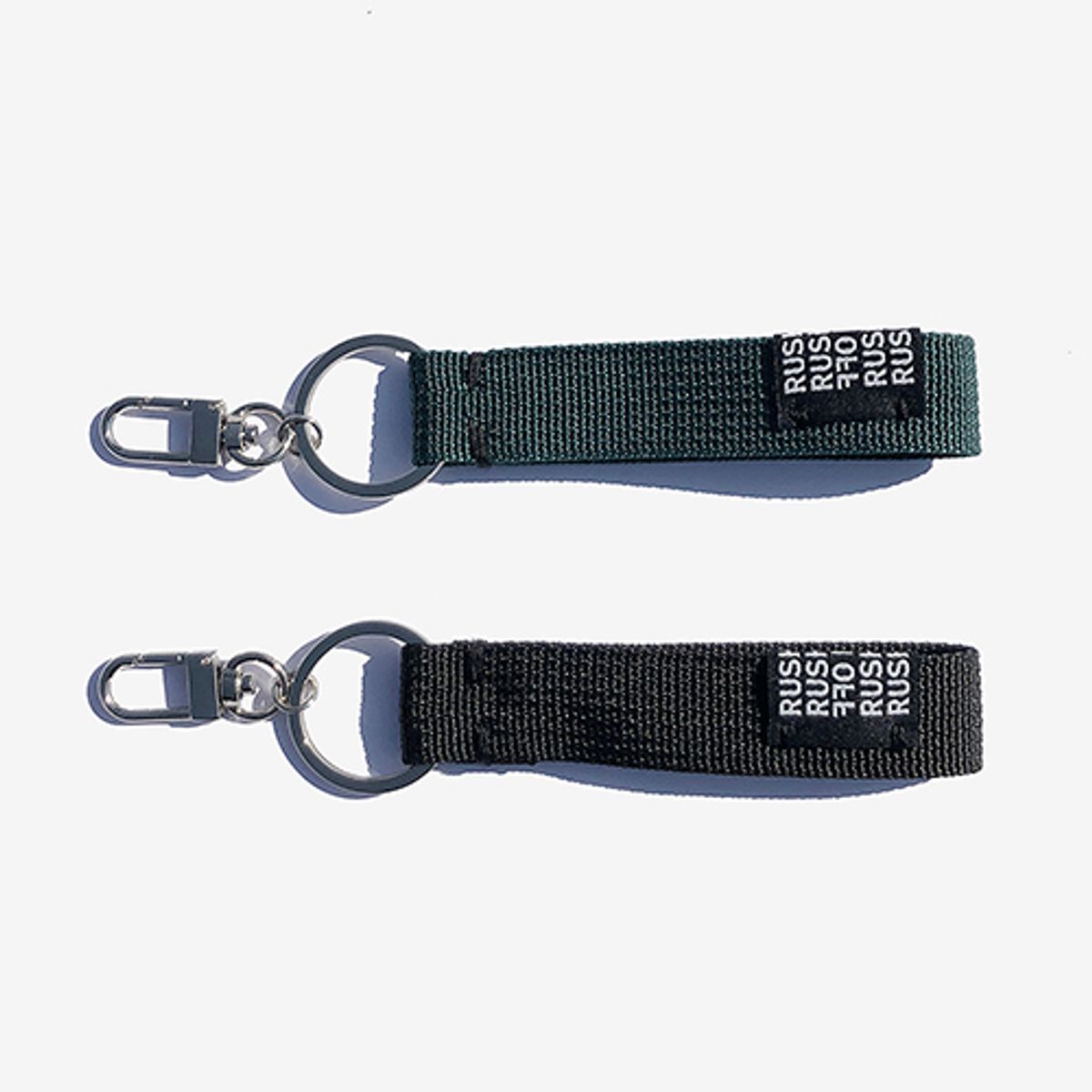 러쉬오프(RUSH OFF) Label Casual Belt Kyering - Black / 라벨 캐주얼 키링 - 블랙