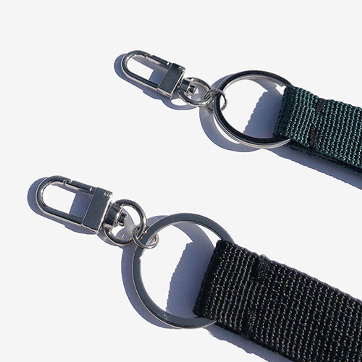 러쉬오프(RUSH OFF) Label Casual Belt Kyering - Green / 라벨 캐주얼 키링 - 그린