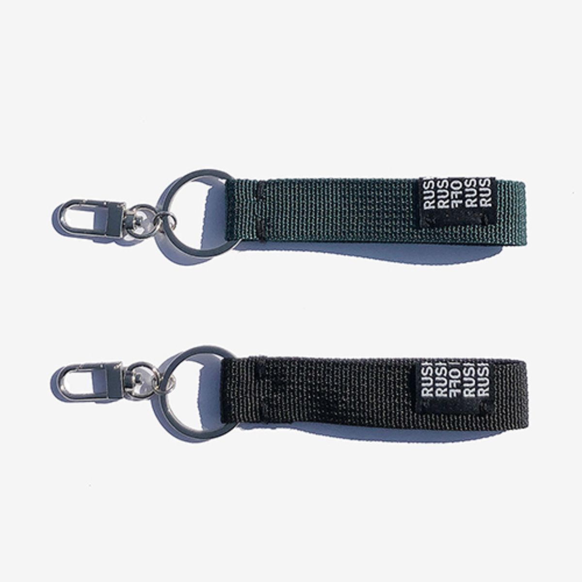 러쉬오프(RUSH OFF) Label Casual Belt Kyering - Green / 라벨 캐주얼 키링 - 그린