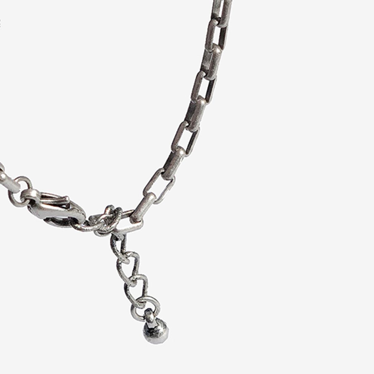 러쉬오프(RUSH OFF) Faded Square Chain Bracelet / 페이디드 스퀘어 체인팔찌 (은도금)