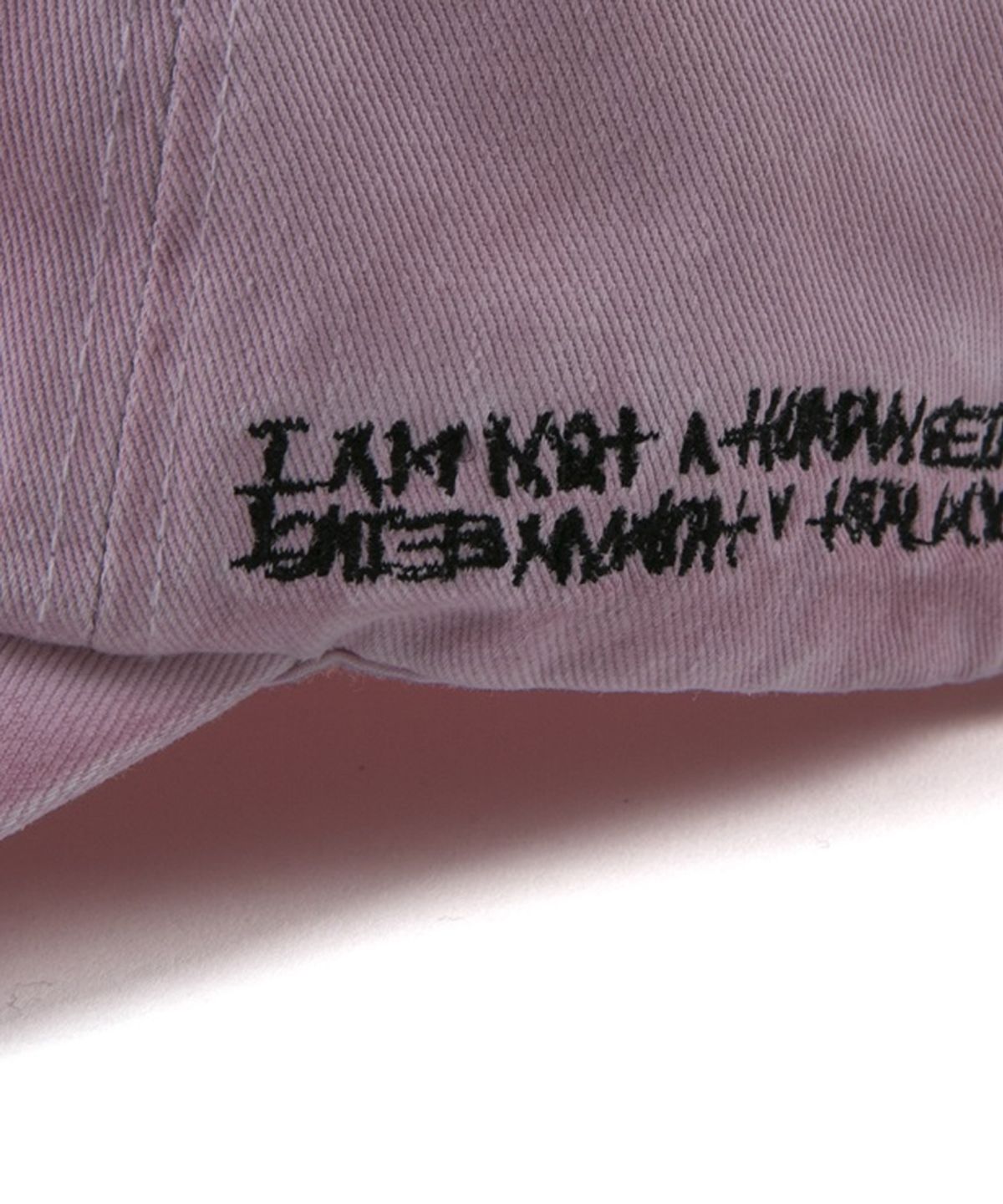 아임낫어휴먼비잉(I AM NOT A HUMAN BEING) Washed Hat (HAND MADE) - PINK