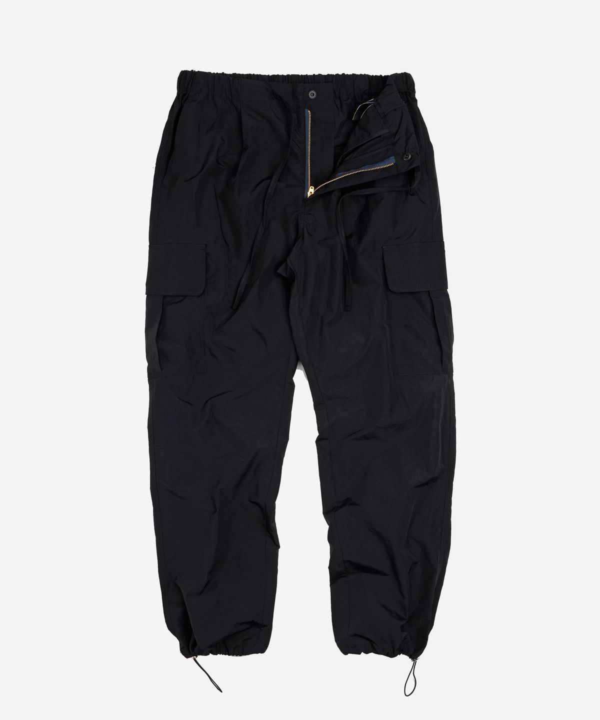 프리즘웍스(FRIZMWORKS) CARGO STRING PANTS _ BLACK