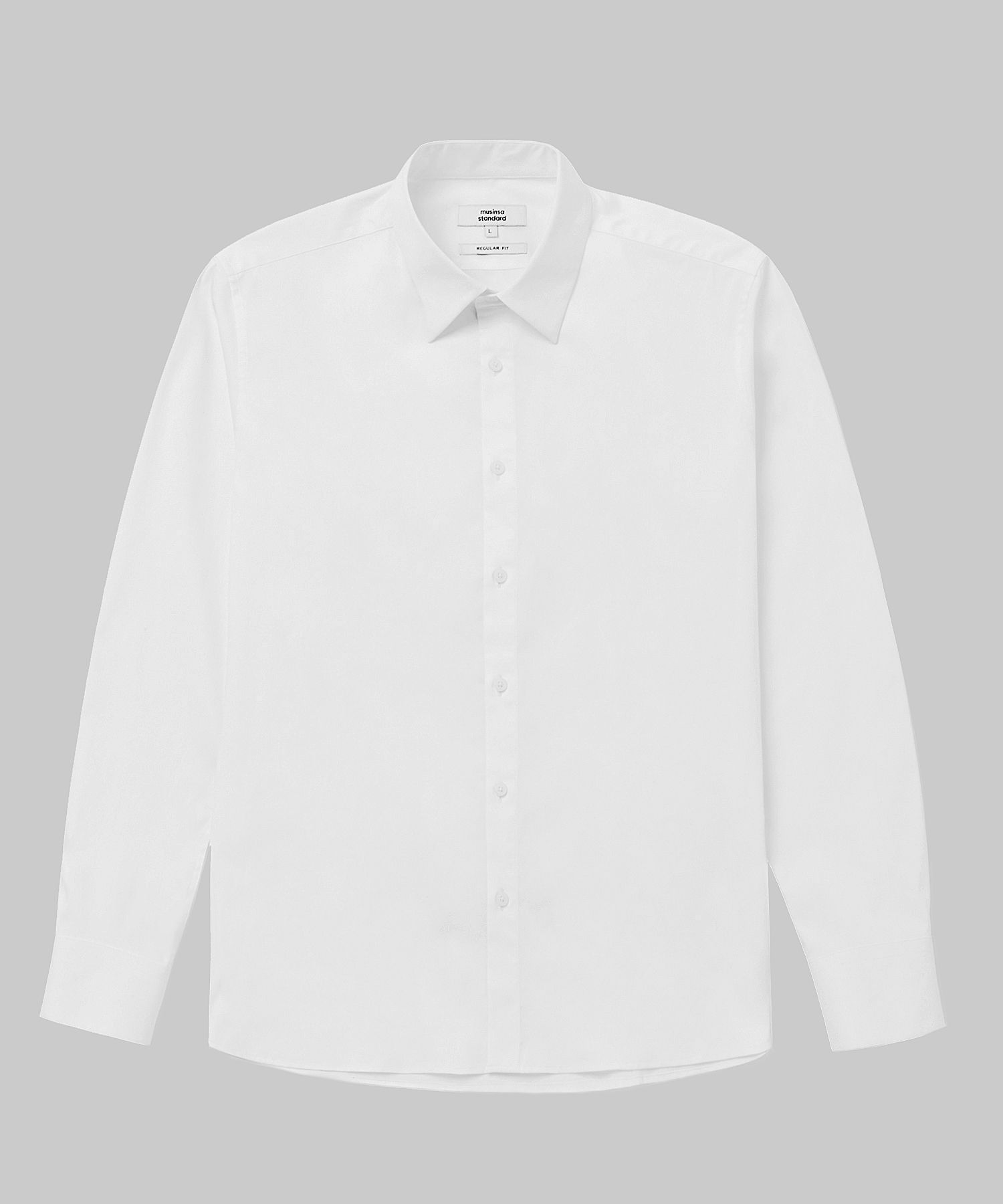 ★MUSINSA STANDARD★ Relaxed soft poplin shirt white MMESH10 MUSINSA | MUSINSA STANDARD Relaxed Soft Poplin Officer Shirt