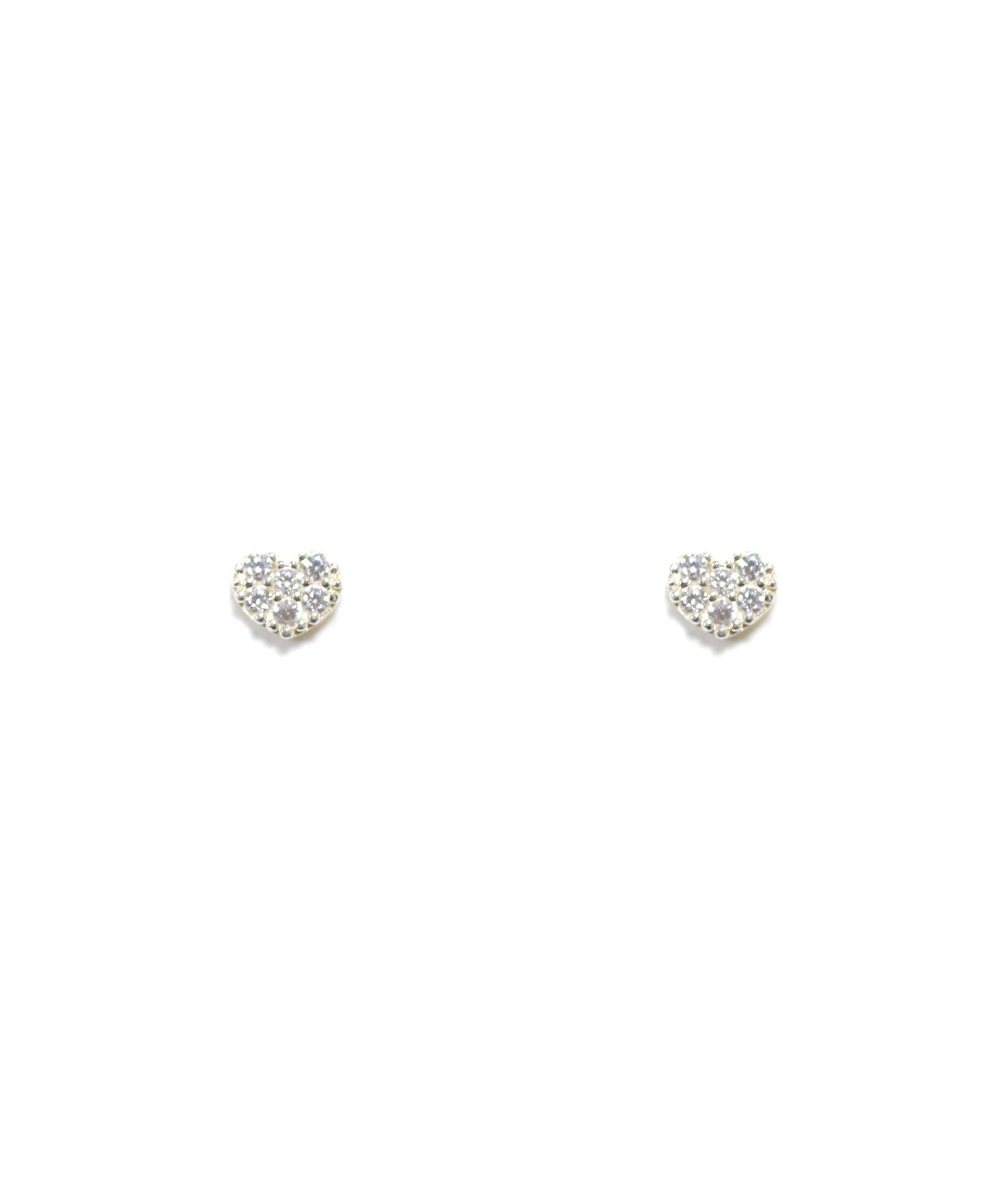 티오유(TOU) [silver925] 131 Sparkling Mini Heart Earring