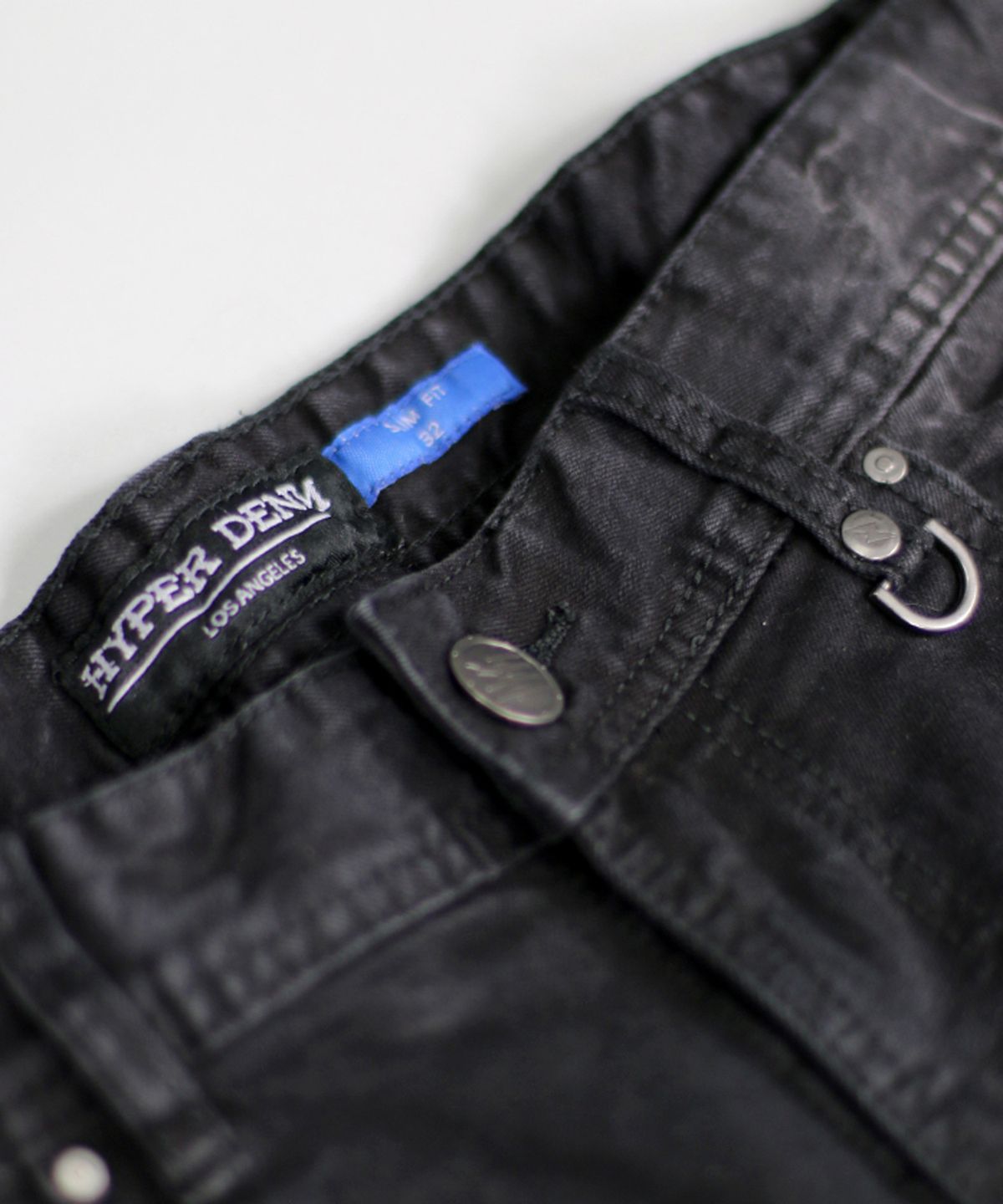 하이퍼 데님(HYPER DENIM) 블랙 가오 지퍼  진