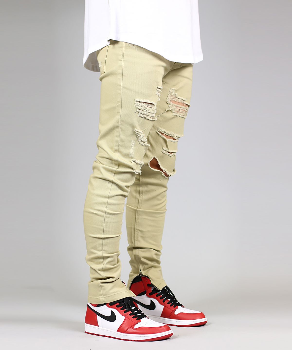 하이퍼 데님(HYPER DENIM) 카키 아토 팬츠