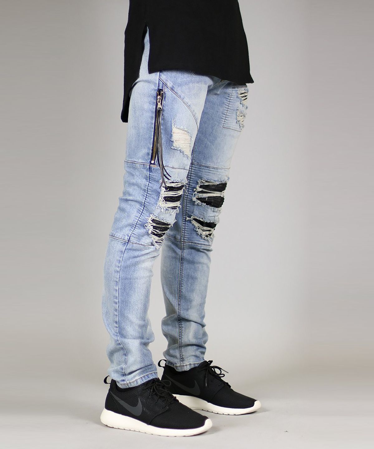 하이퍼 데님(HYPER DENIM) 라이트 블루 로지 진