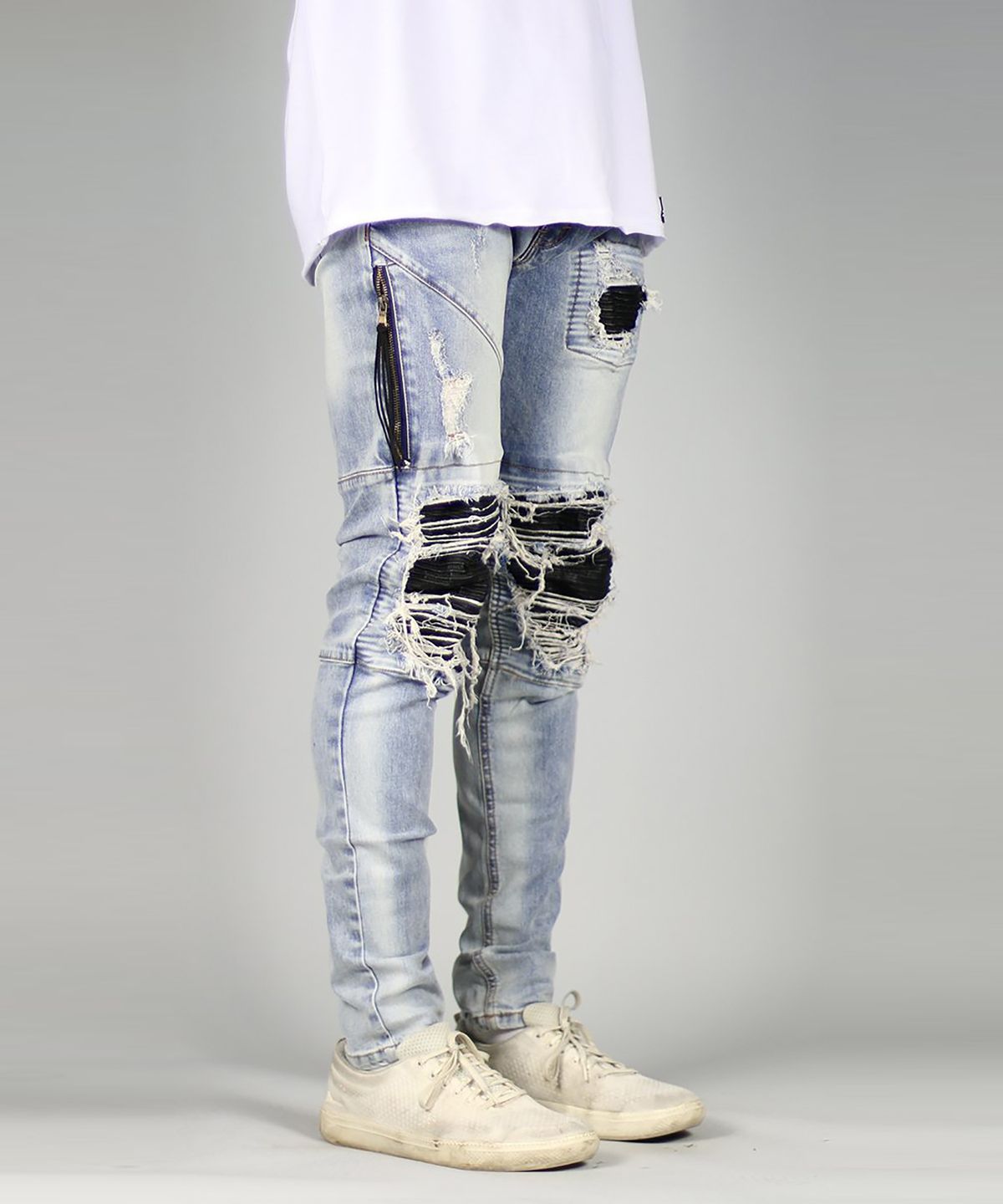 하이퍼 데님(HYPER DENIM) 라이트 블루 로지 진