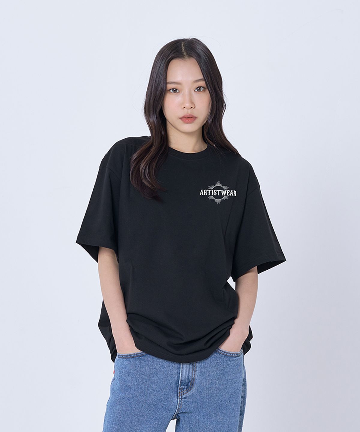 아티스트웨어(ARTISTWEAR) [ATW X 해빗] 조선스쿨 반팔티