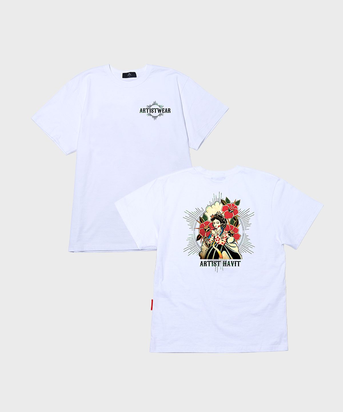 아티스트웨어(ARTISTWEAR) [ATW X 해빗] 조선스쿨 반팔티