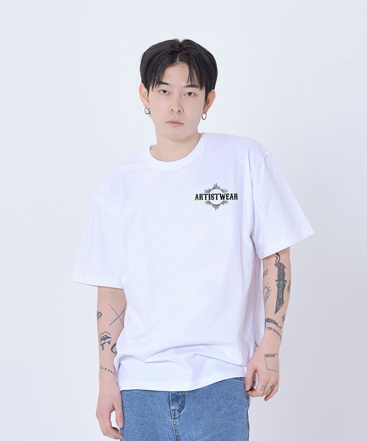 아티스트웨어(ARTISTWEAR) [ATW X 해빗] 조선스쿨 반팔티