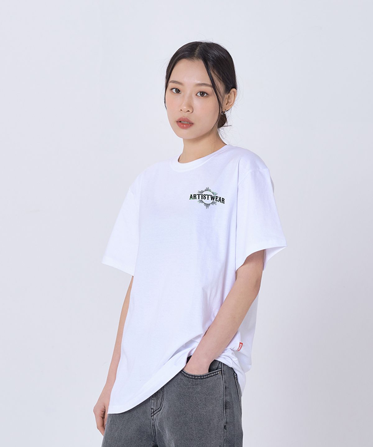 아티스트웨어(ARTISTWEAR) [ATW X 해빗] 조선스쿨 반팔티
