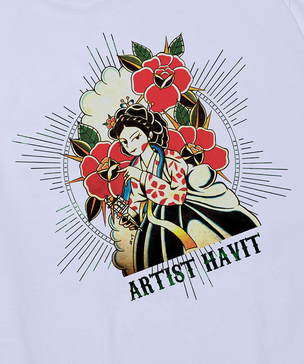 아티스트웨어(ARTISTWEAR) [ATW X 해빗] 조선스쿨 반팔티
