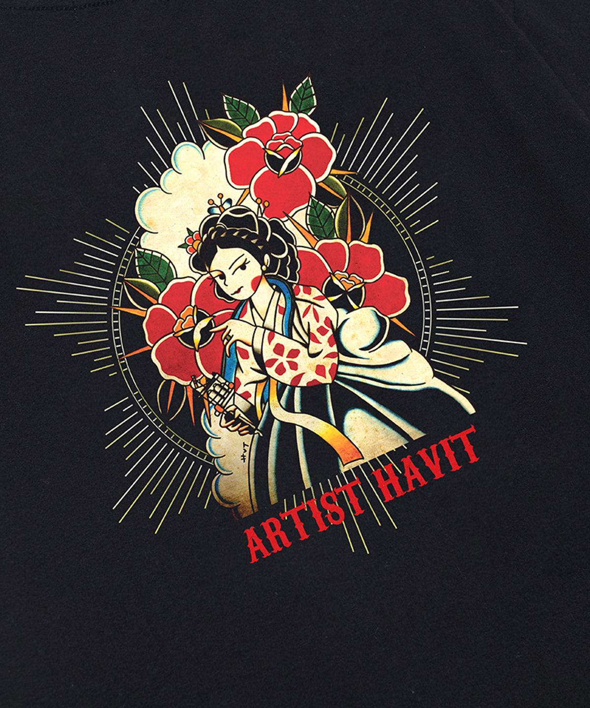 아티스트웨어(ARTISTWEAR) [ATW X 해빗] 조선스쿨 반팔티