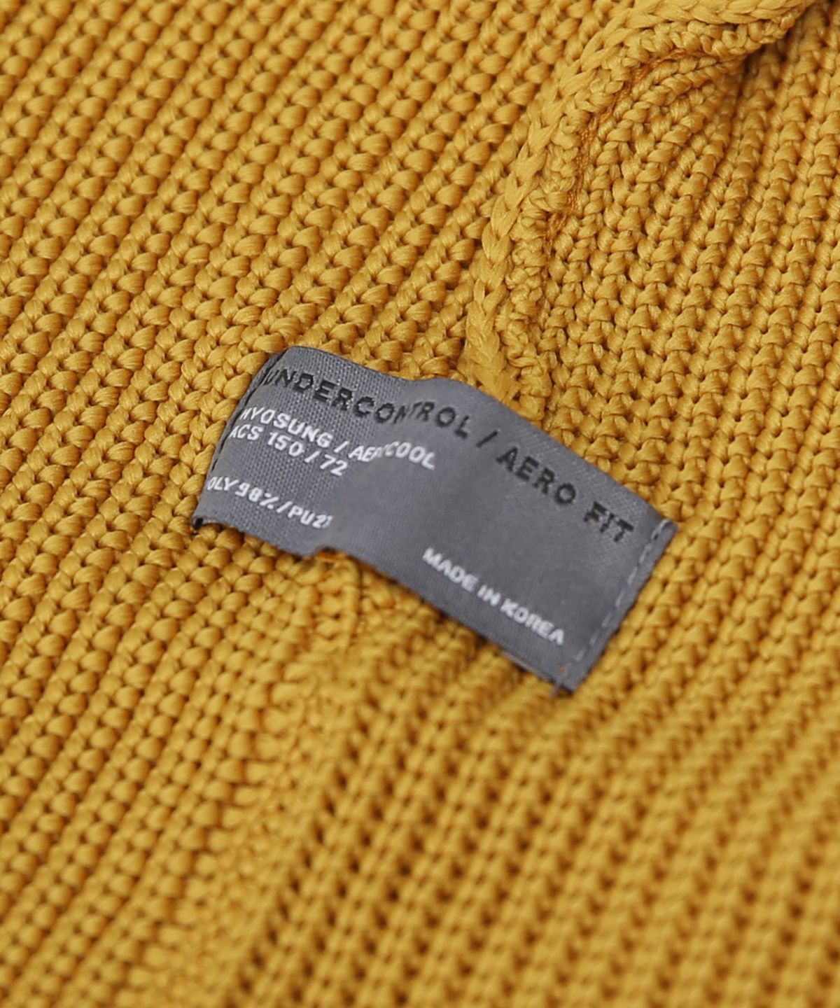 언더컨트롤(UNDERCONTROL) 여름 비니 BEANIE / AERO FIT / L MUSTARD