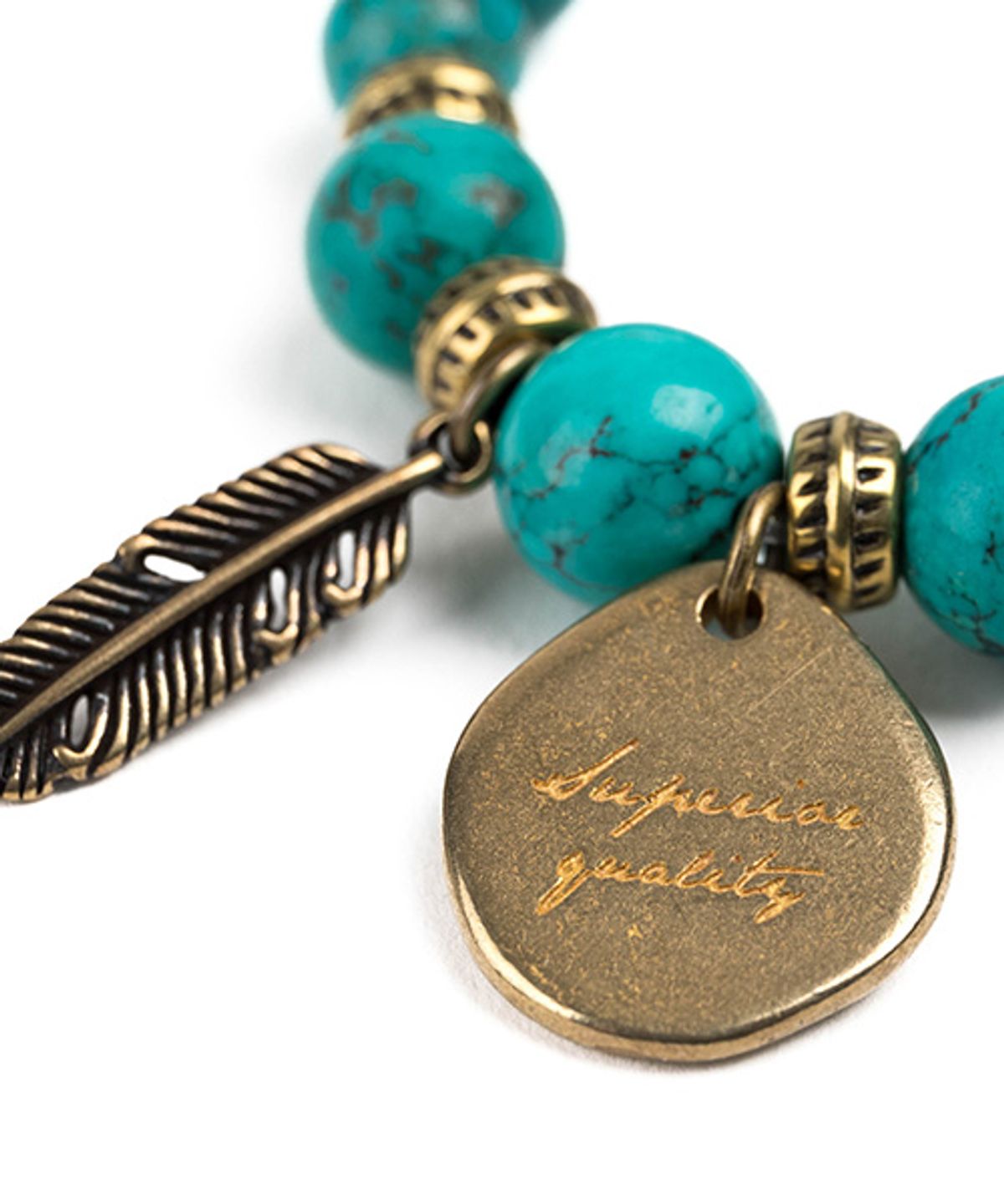 와일드 브릭스(WILD BRICKS) WB GEMSTONE BRACELET (aqua)