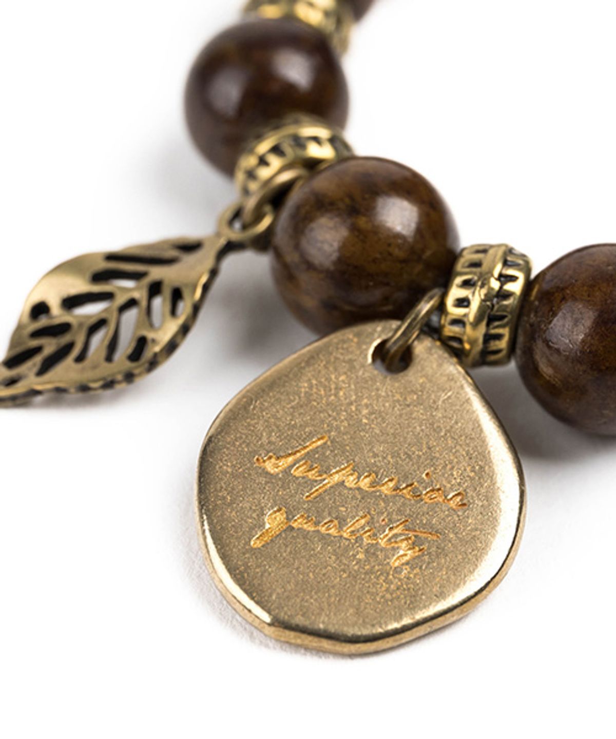 와일드 브릭스(WILD BRICKS) WB GEMSTONE BRACELET (brown)