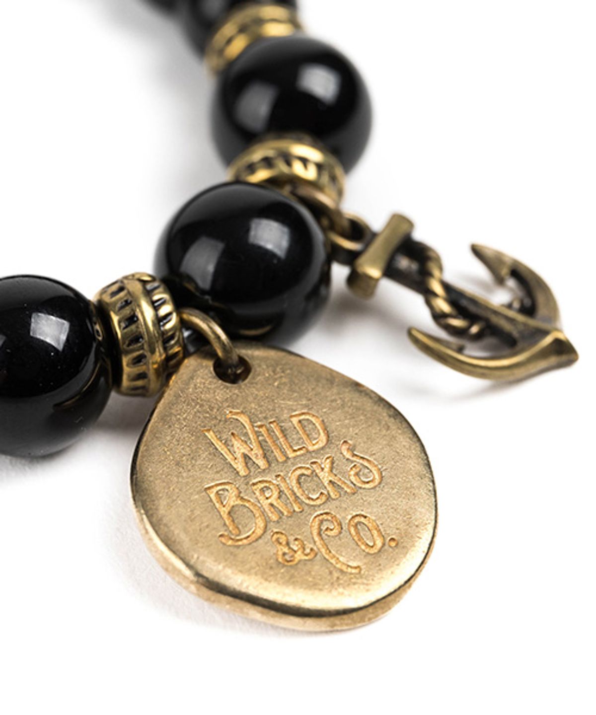 와일드 브릭스(WILD BRICKS) WB GEMSTONE BRACELET (black)