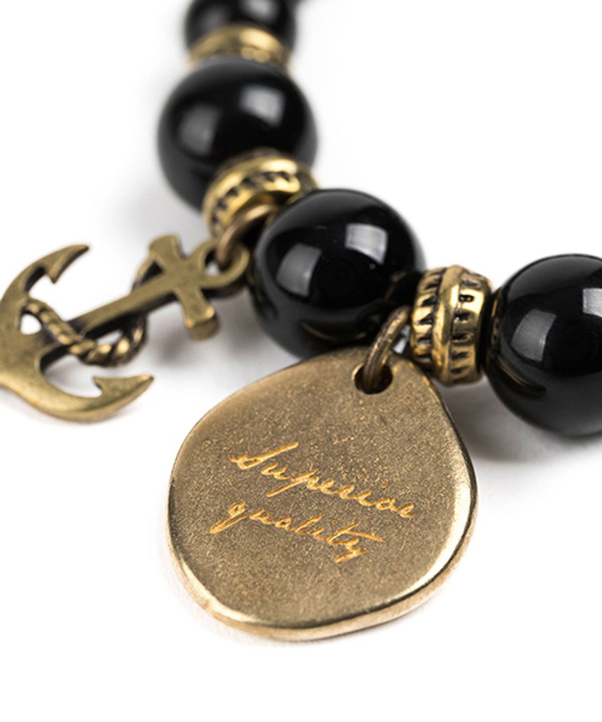 와일드 브릭스(WILD BRICKS) WB GEMSTONE BRACELET (black)