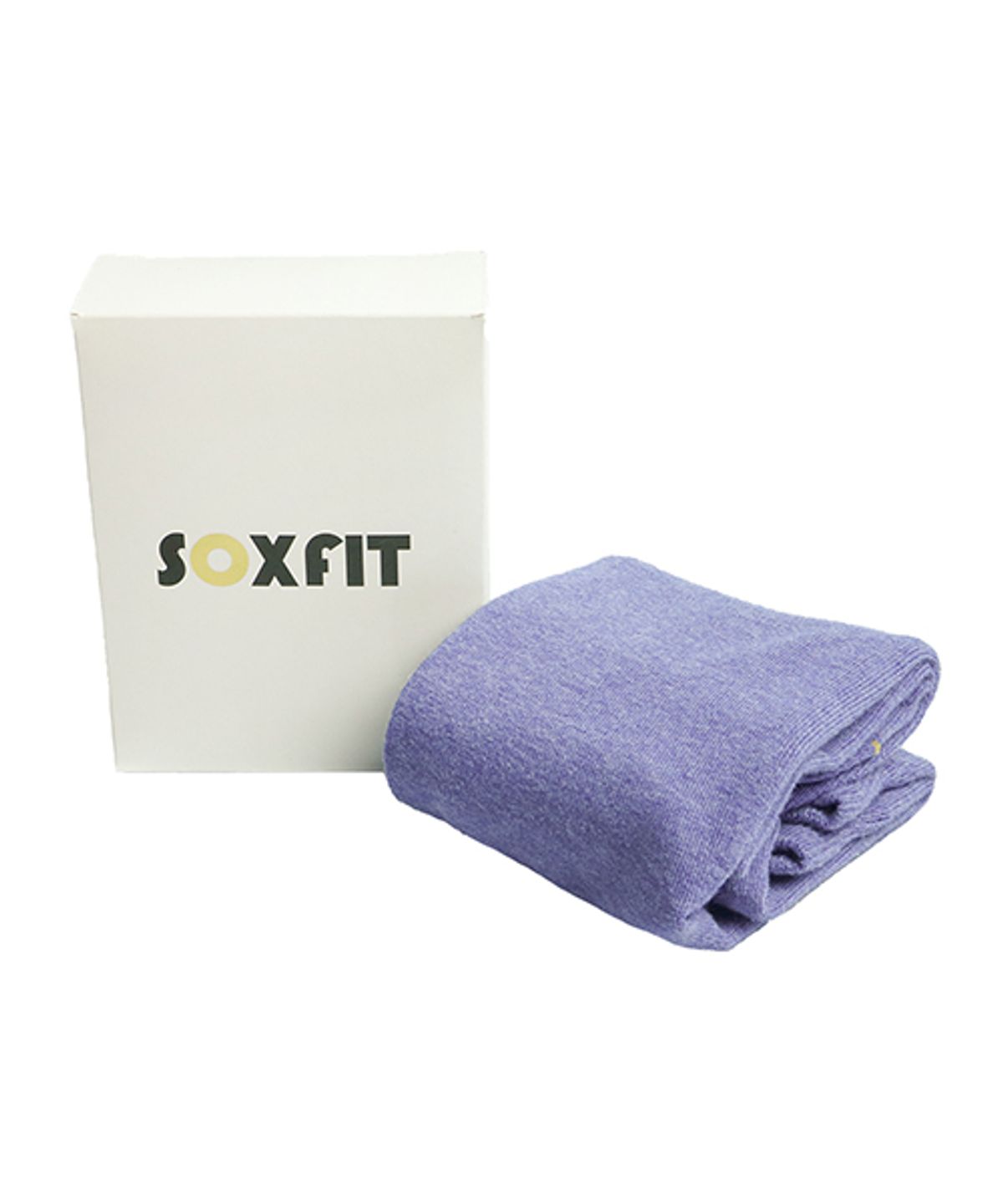 삭스핏(SOXFIT) 블루 멜란지 플레인 크루삭스