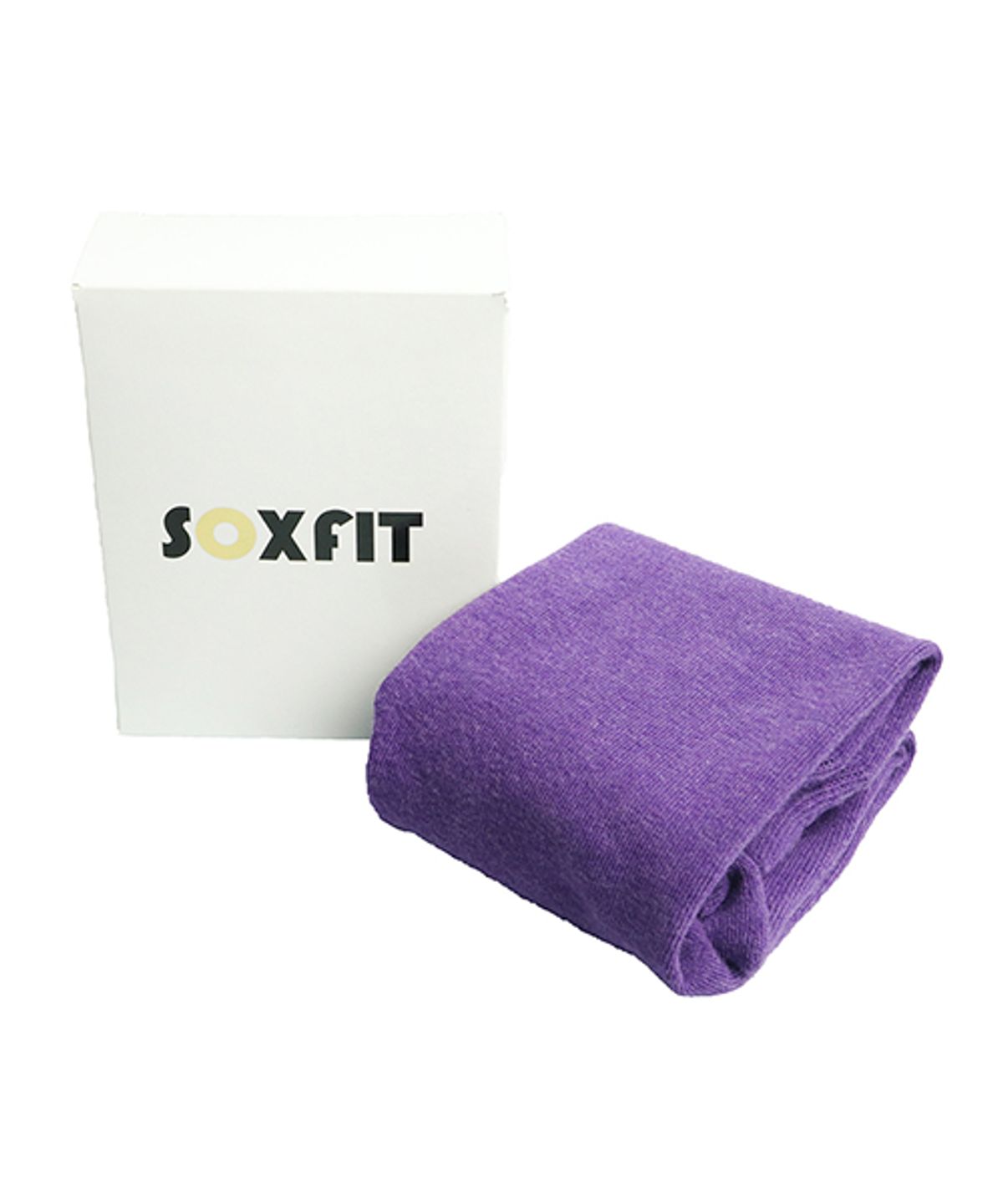 삭스핏(SOXFIT) 퍼플 멜란지 플레인 크루삭스