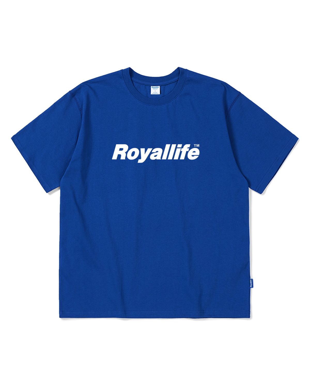 로얄라이프(ROYALLIFE) 오리지널 로고 오버핏 반팔티 (RL001 OG LOGO TEE) - BLUE