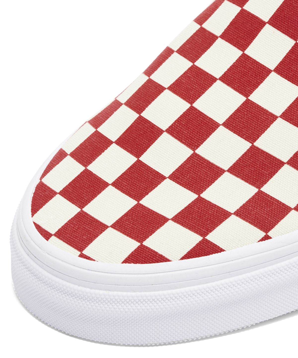 반스(VANS) 클래식 슬립온 뮬 - (체커보드) 레이싱 레드:화이트 / VN0004KTTLF1