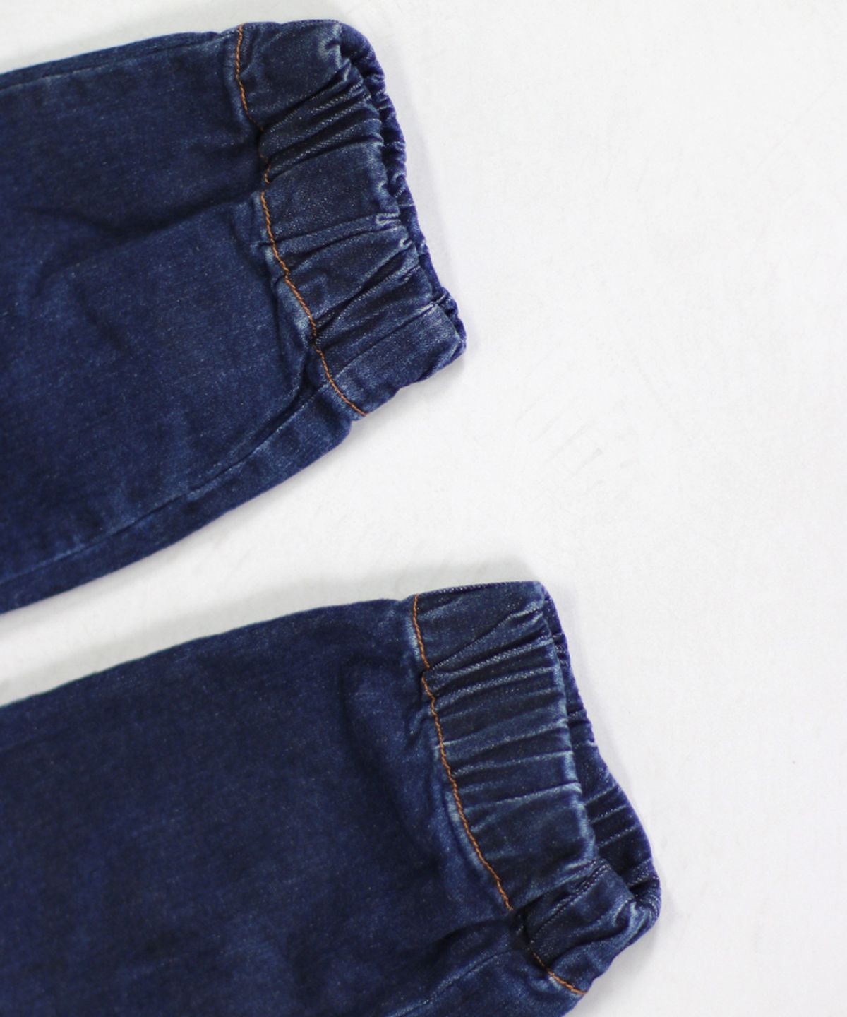 하이퍼 데님(HYPER DENIM) 다크 블루 드롭 크로치 데님 조거