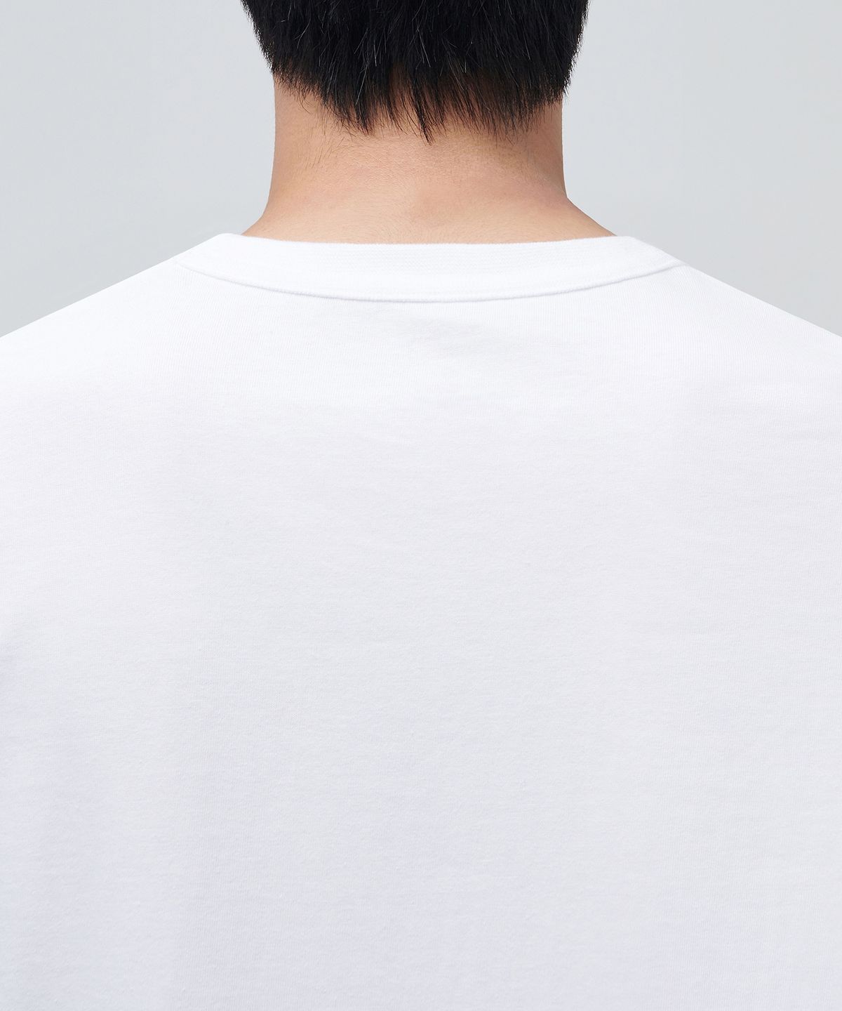 무신사 스탠다드(MUSINSA STANDARD) 크루 넥 7부 티셔츠 [화이트]