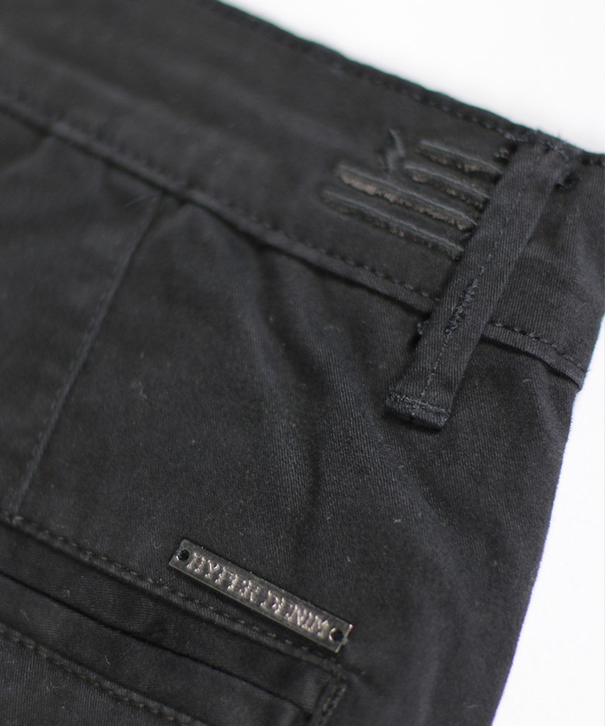 하이퍼 데님(HYPER DENIM) 블랙 스케이터 치노 팬츠