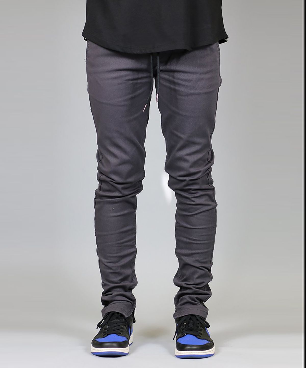 하이퍼 데님(HYPER DENIM) 차콜 지퍼 팬츠