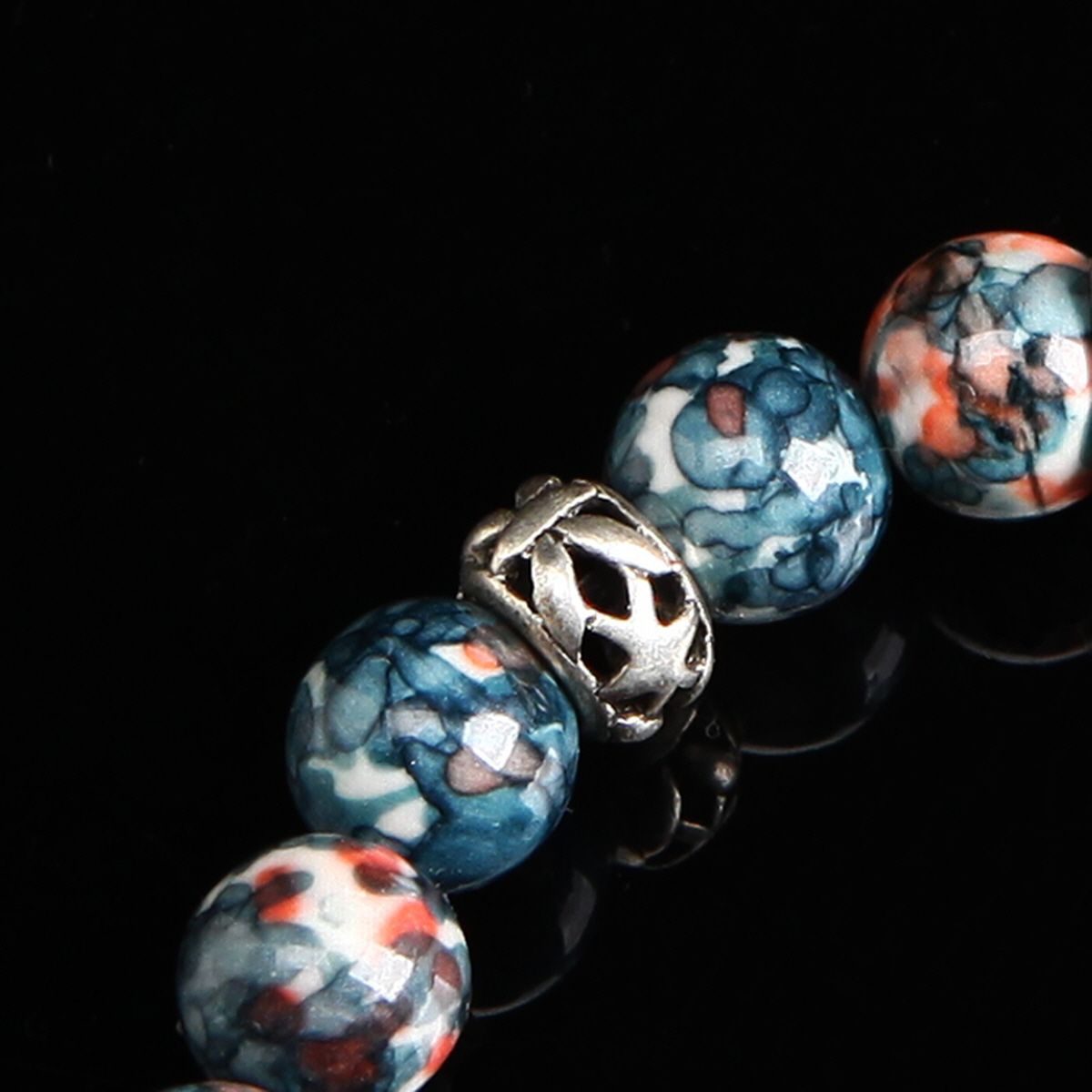 에잇볼륨(EIGHTVOLUME) EV 1 Bead Bracelet(Orangeblue)