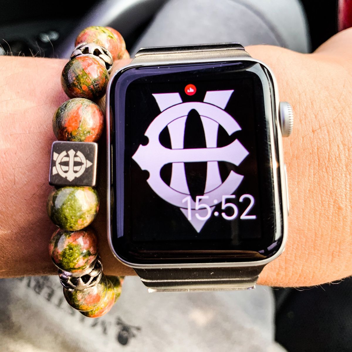 에잇볼륨(EIGHTVOLUME) EV 1 Bead Bracelet(Orangegreen)
