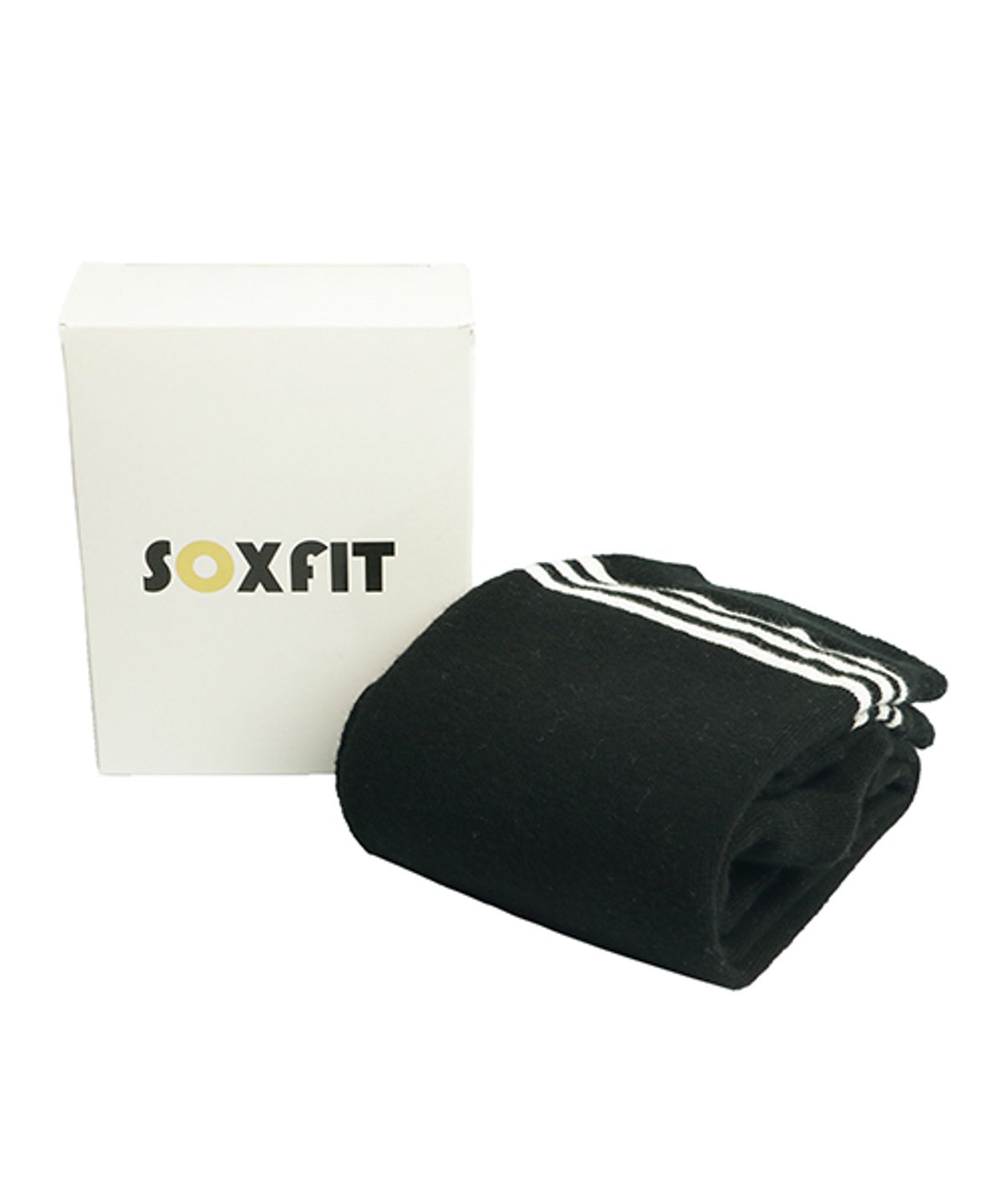 삭스핏(SOXFIT) 블랙 화이트 니하이삭스 니삭스