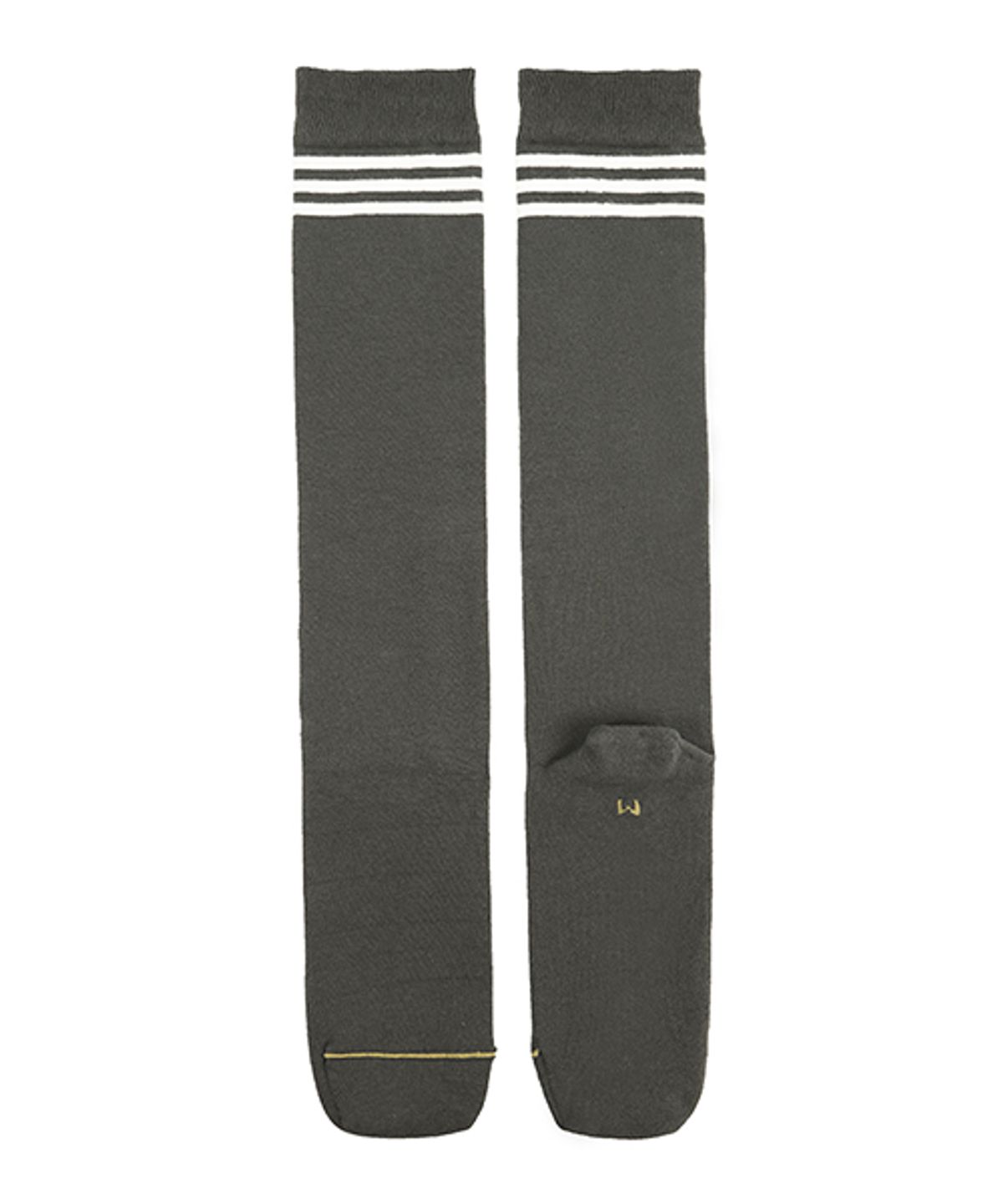 삭스핏(SOXFIT) 차콜 화이트 니하이삭스 니삭스