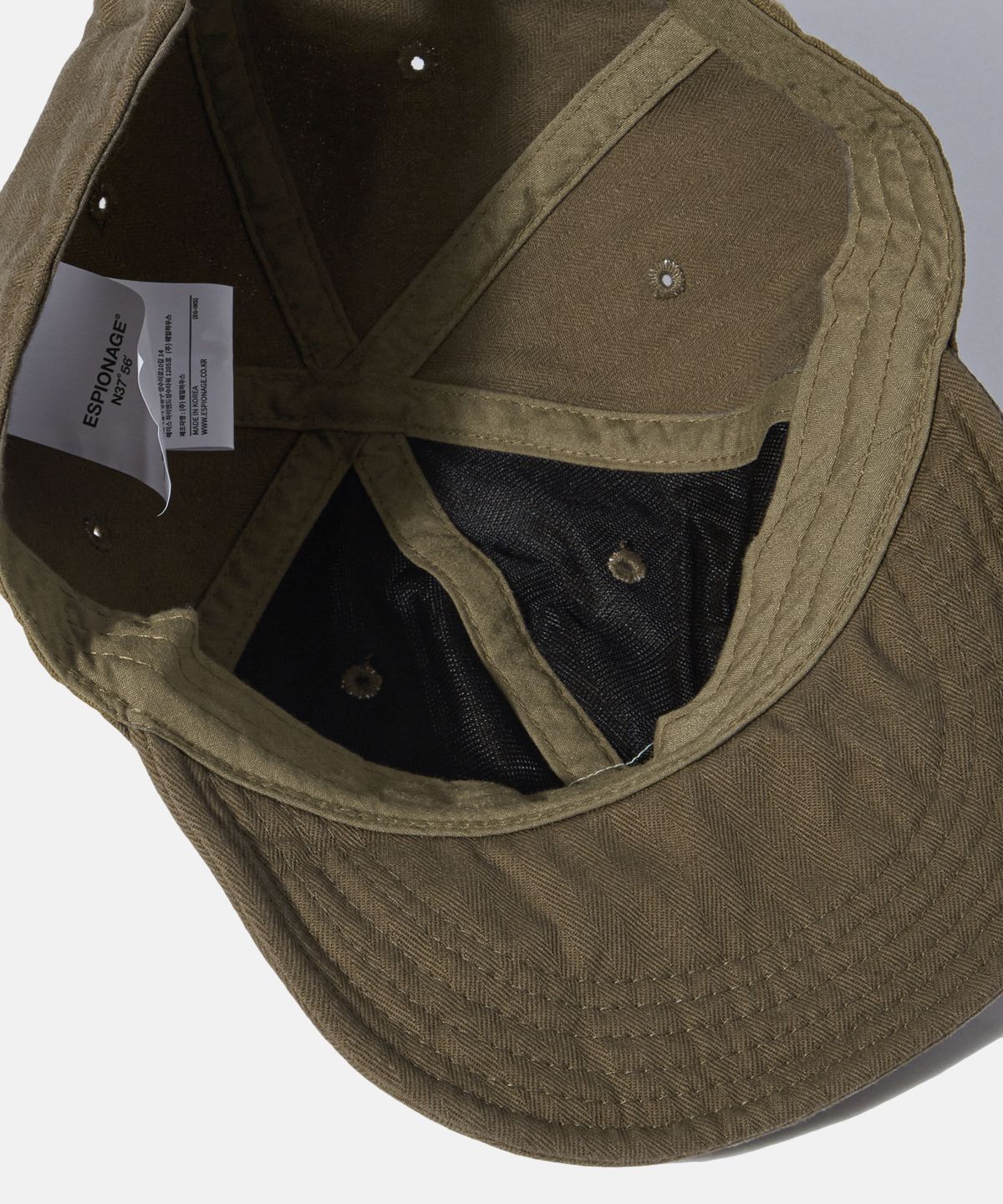 에스피오나지(ESPIONAGE) Even A3 Mechanic Cap Beige