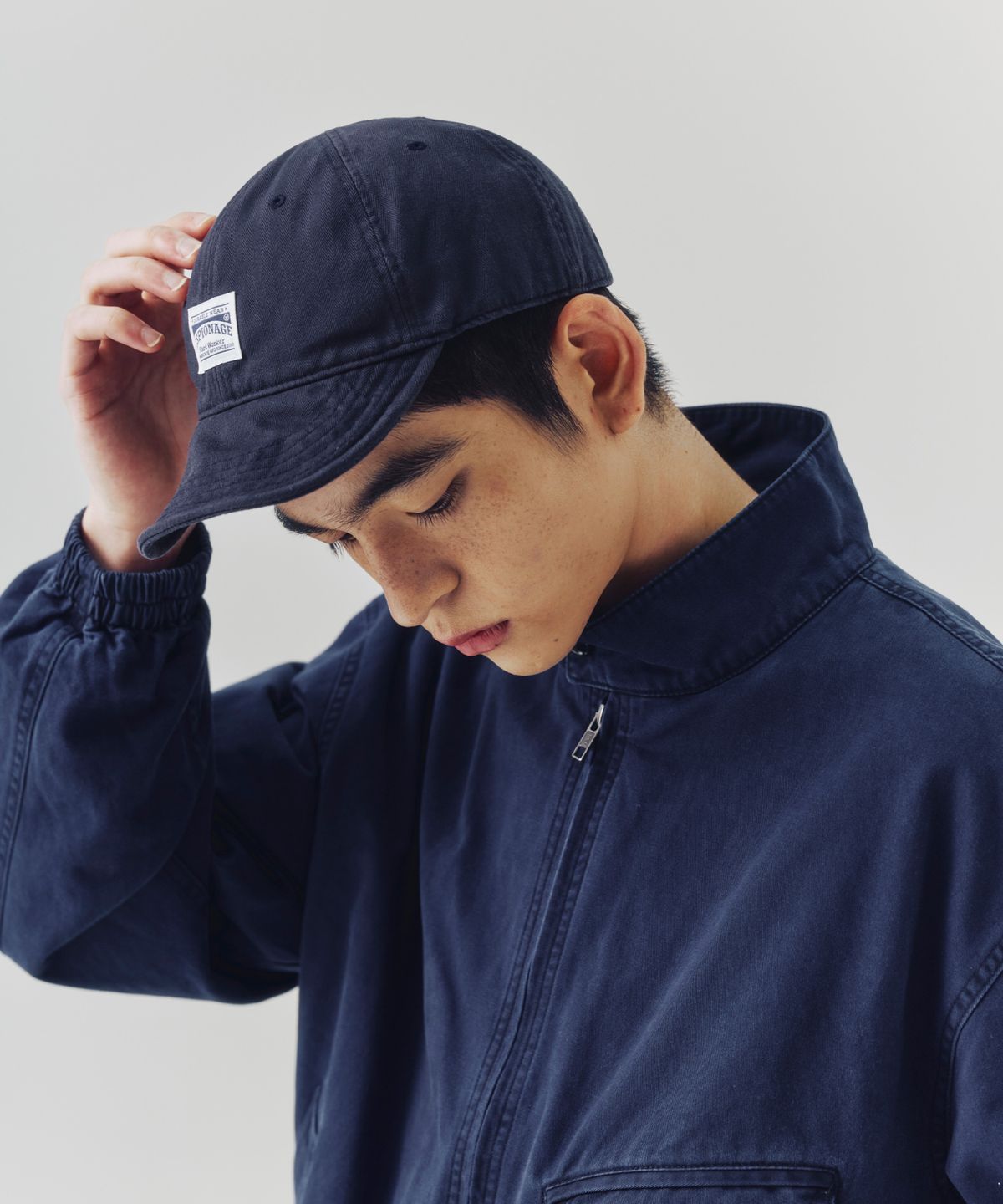 에스피오나지(ESPIONAGE) Even A3 Mechanic Cap Navy