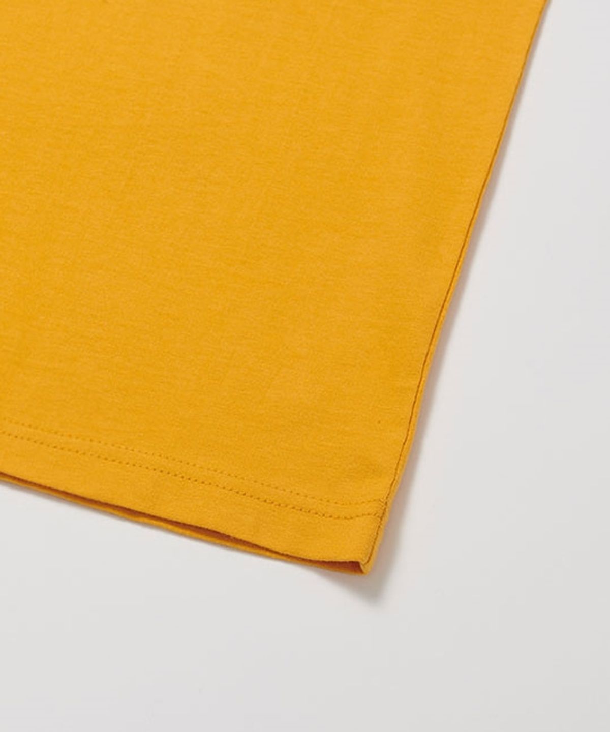 아임낫어휴먼비잉(I AM NOT A HUMAN BEING) Embroidery Front Short Sleeve T-Shirt - MUSTARD