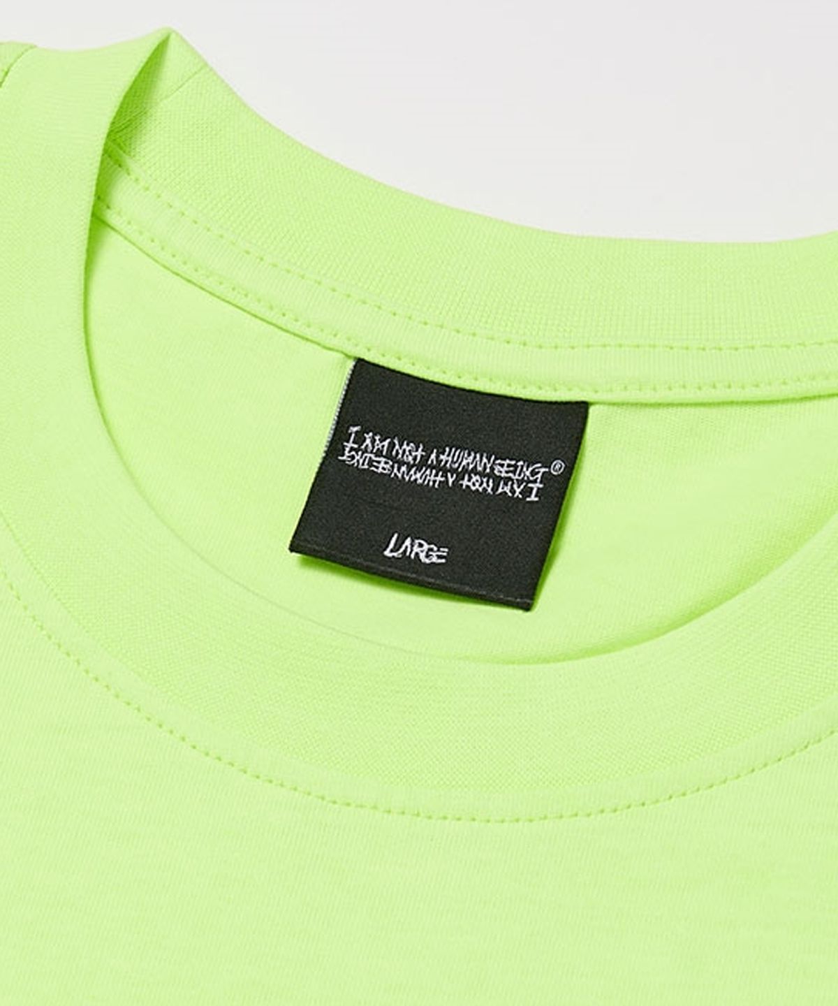아임낫어휴먼비잉(I AM NOT A HUMAN BEING) I AM NOT A HUMANBEING Short Sleeve T-Shirt - NEON