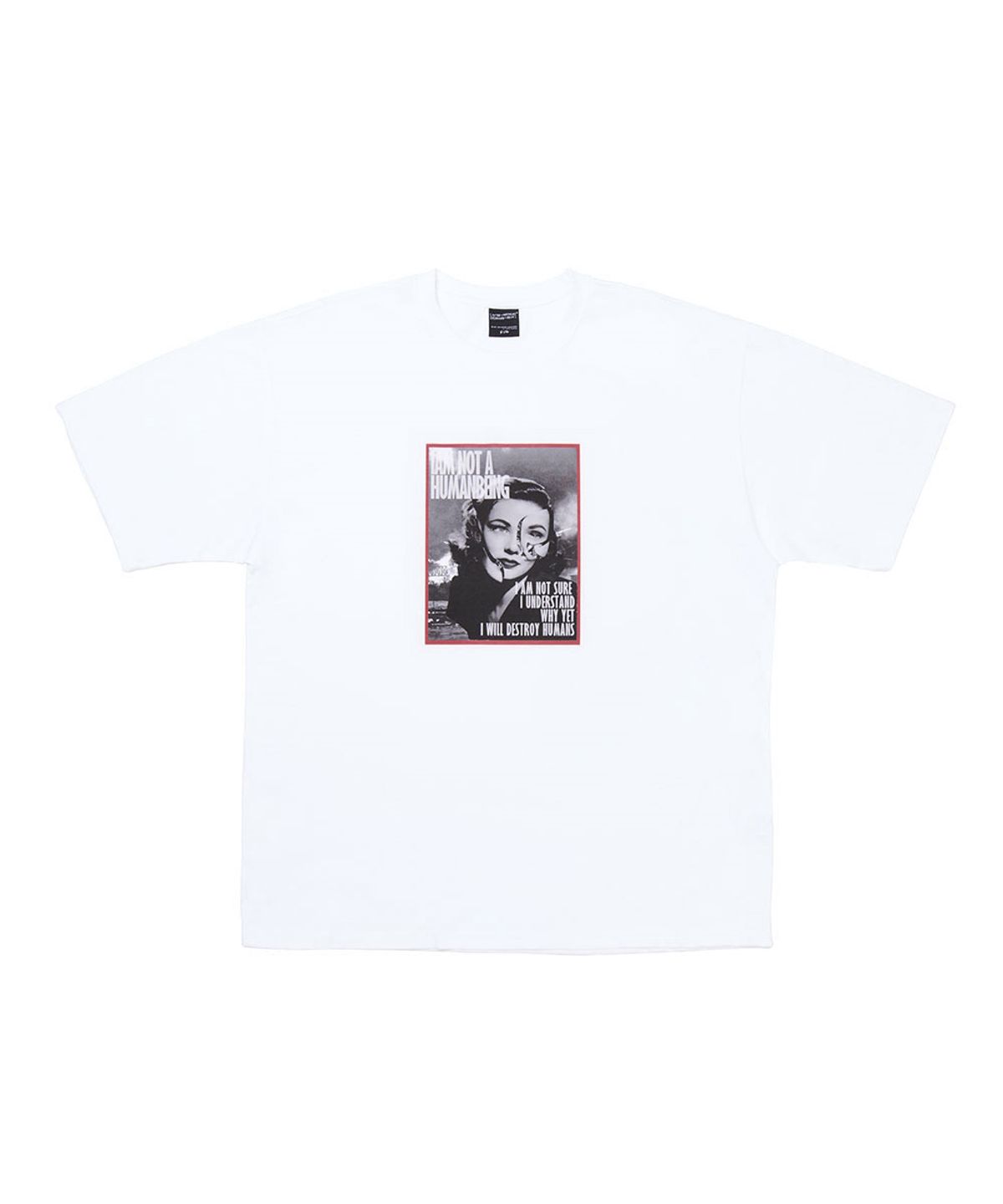아임낫어휴먼비잉(I AM NOT A HUMAN BEING) Magazine Tee - WHITE