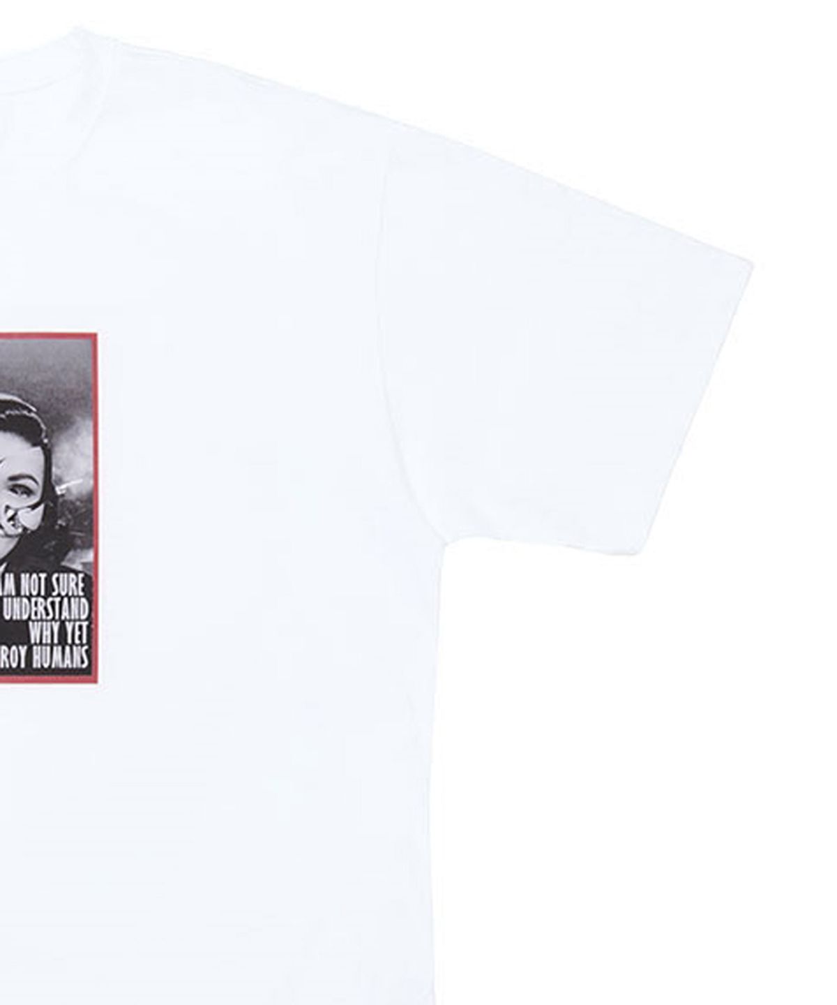 아임낫어휴먼비잉(I AM NOT A HUMAN BEING) Magazine Tee - WHITE