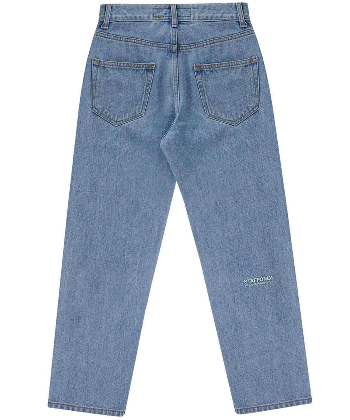 스텝온리(STAFFONLY) FLOWER PANTS (LIGHTDENIM)