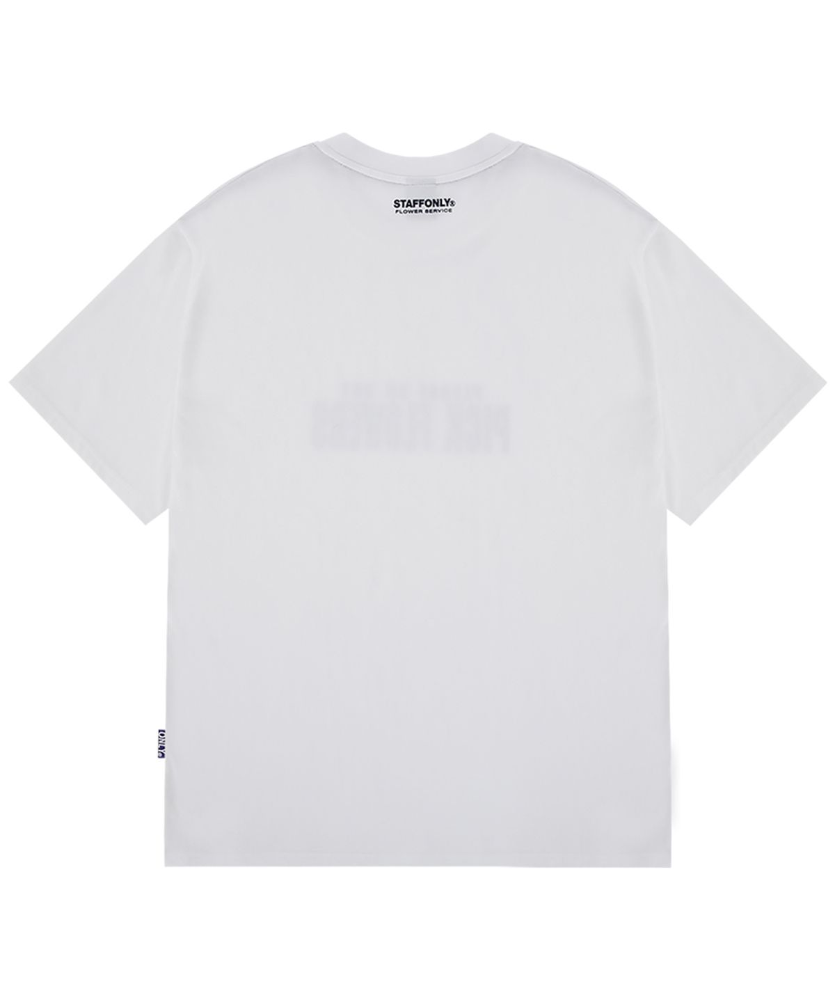 스텝온리(STAFFONLY) PICK FLOWER T-SHIRT (WHITE)