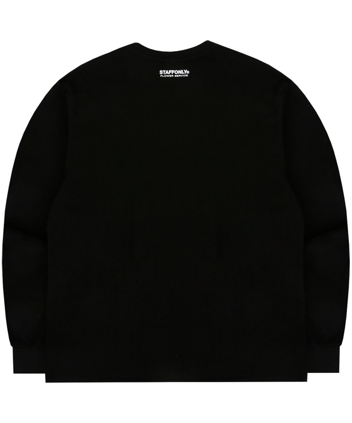 스텝온리(STAFFONLY) FLOWER SAMPLE LONG SLEEVE (BLACK)